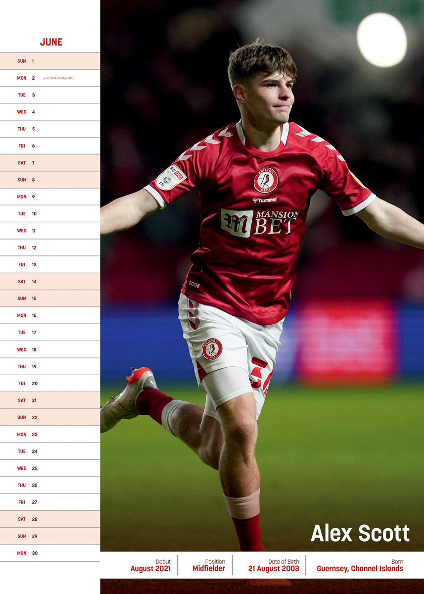 Bristol Legends 2025 A3 Robins Football Wall Calendar – Global