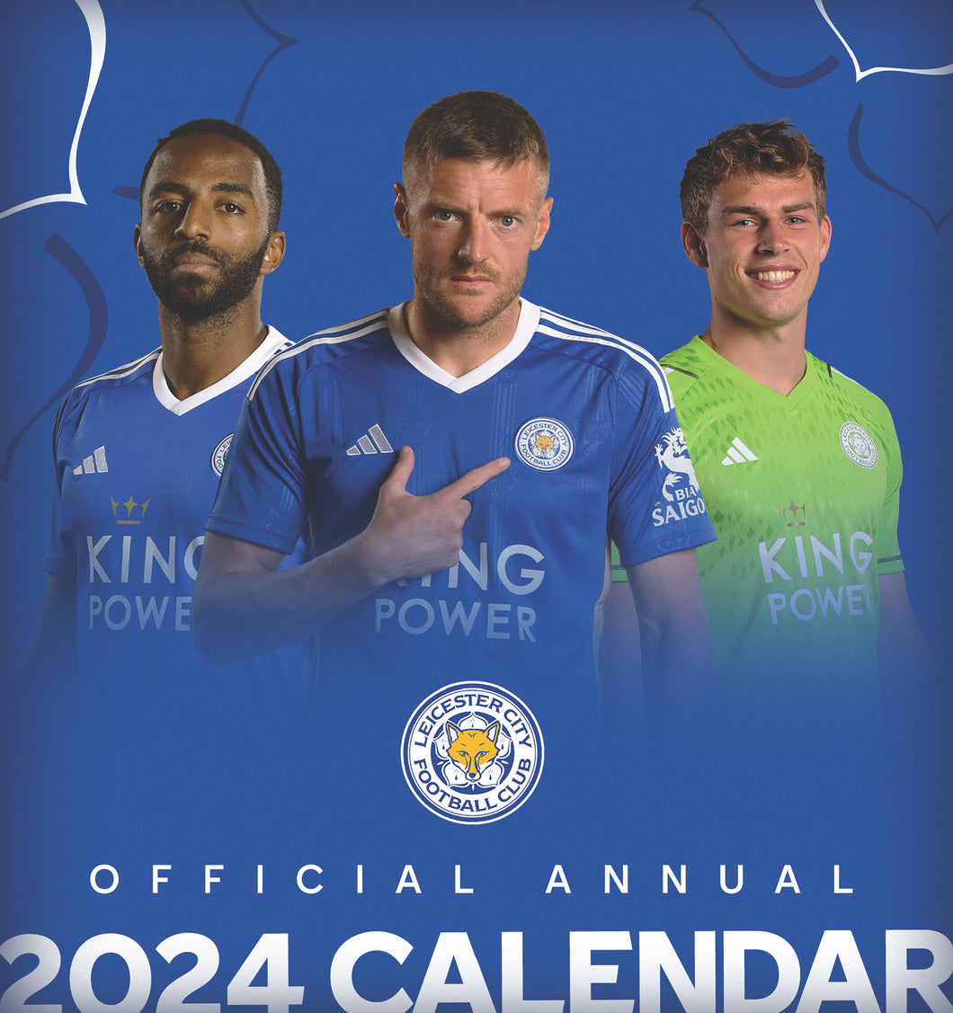 Leicester City FC Foxes Football Desk Calendar 2024