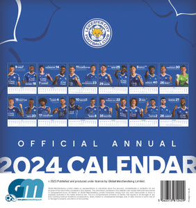 Leicester City FC Foxes Football Desk Calendar 2024