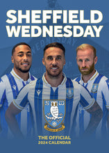 Load image into Gallery viewer, Sheffield Wednesday Official 2024 A3 The Owls Football Wall Calendar
