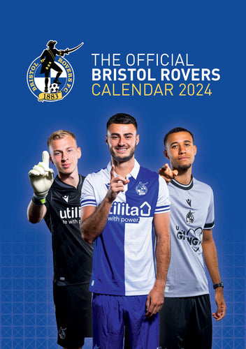 Bristol Rovers FC Official 2024 A3 Pirates Football Wall Calendar