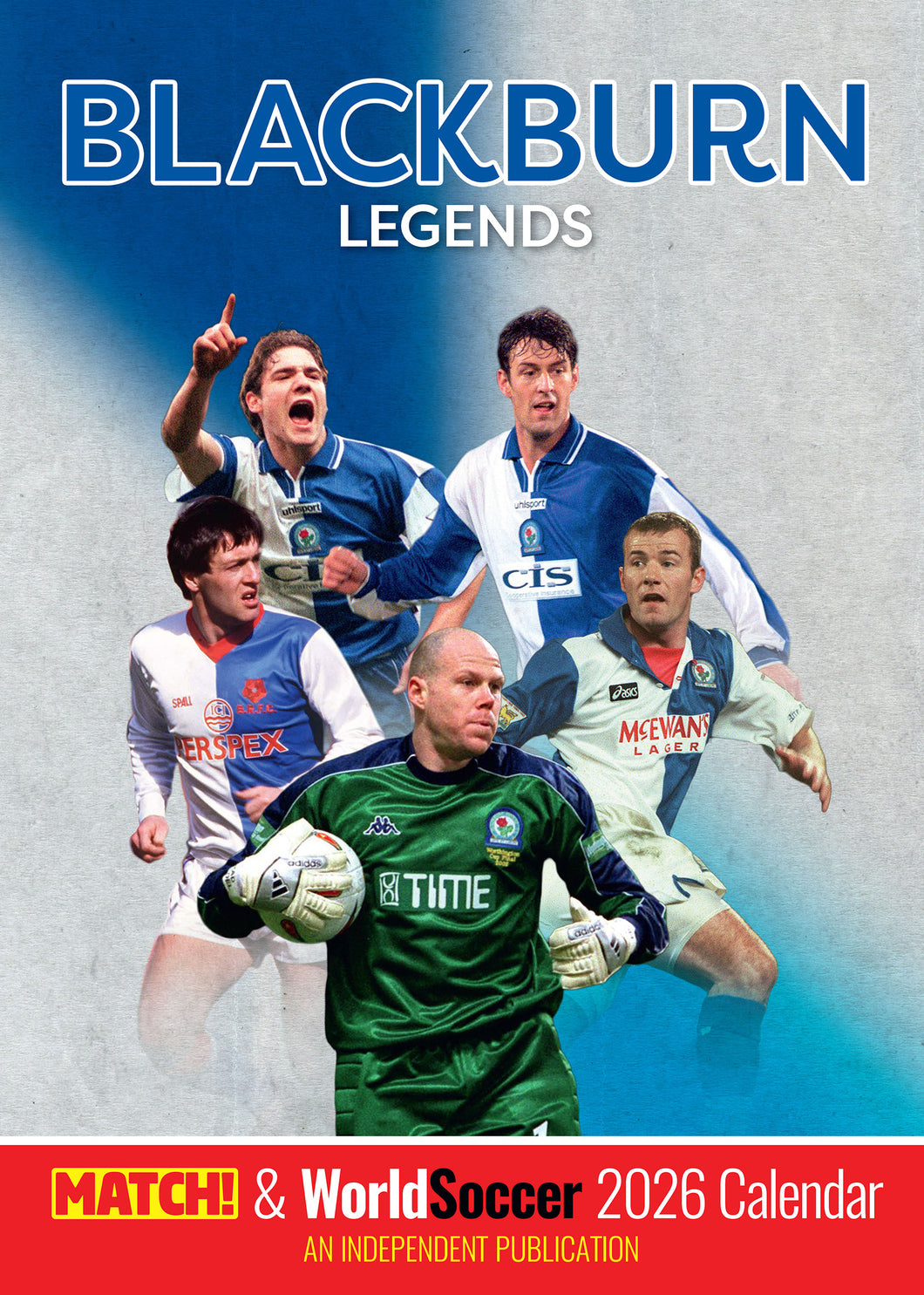 Blackburn Legends 2026 A3 Wall Calendar