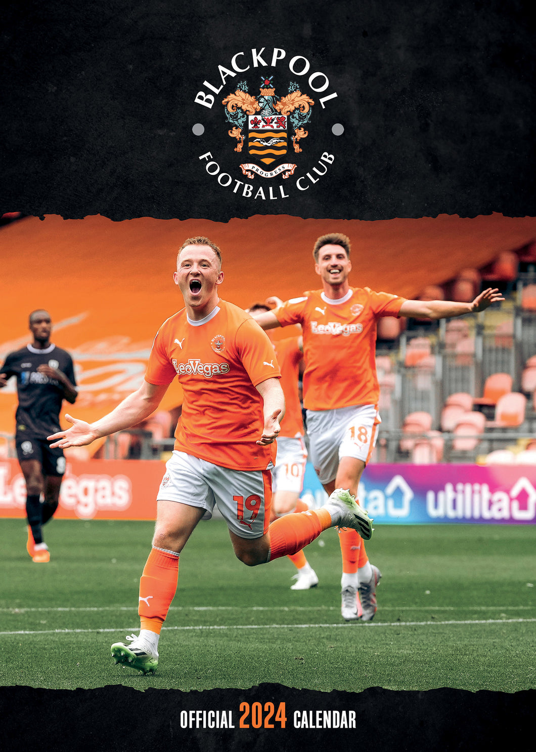 Blackpool FC Official 2024 A3 Football Wall Calendar