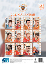 Load image into Gallery viewer, Blackpool FC Official 2027 A3 Football Wall Calendar
