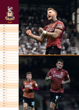 Load image into Gallery viewer, Bradford City FC Official 2026 A3 The Bantams Football Wall Calendar