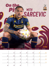 Load image into Gallery viewer, Bradford City FC Official 2027 A3 The Bantams Football Wall Calendar