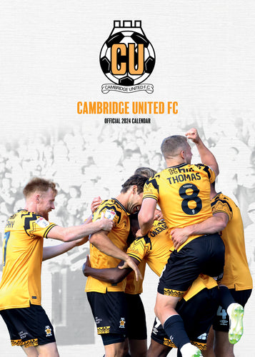 Cambridge United FC Official 2024 A3 Yellows U's Football Wall Calendar
