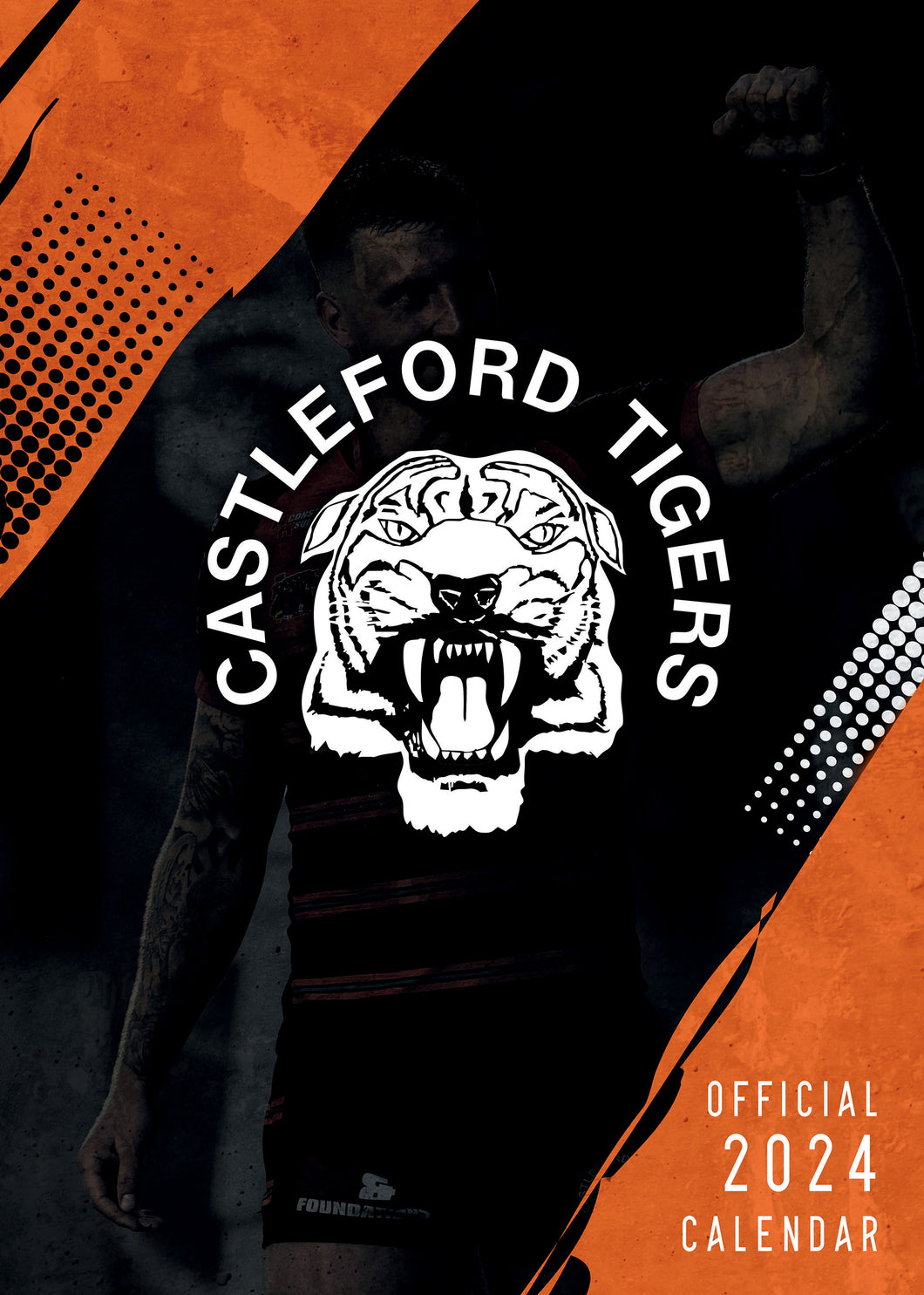 Castleford Tigers Official 2024 A3 Rugby League Wall Calendar