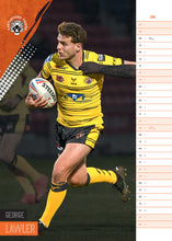 Load image into Gallery viewer, Castleford Tigers Official 2024 A3 Rugby League Wall Calendar