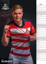 Load image into Gallery viewer, Doncaster Rovers FC Official 2027 A3 Donny Football Wall Calendar