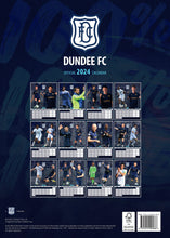 Load image into Gallery viewer, Dundee FC Official 2024 A3 Wall Calendar