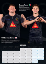 Load image into Gallery viewer, Exeter Chiefs Official 2026 Rugby Union A3 Wall Calendar