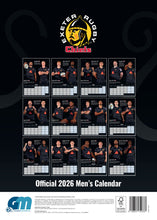 Load image into Gallery viewer, Exeter Chiefs Official 2026 Rugby Union A3 Wall Calendar