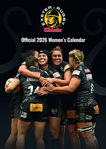Exeter Chiefs Women Official 2026 Rugby Union A3 Wall Calendar