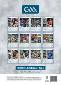 GAA Official 2024 A3 Wall Calendar Gaelic Athletic Association