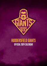 Load image into Gallery viewer, Huddersfield Giants Official 2024 A3 Rugby League Calendar