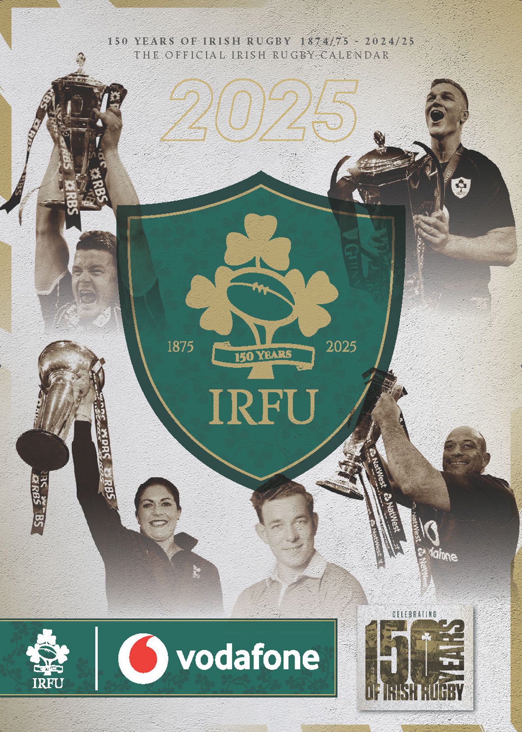 IRFU Irish Rugby Official 2026 A3 Wall Calendar – Global Merchandising