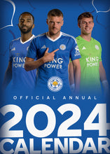 Load image into Gallery viewer, Leicester City FC Calendar 2024 Official A3 Wall Calendar The Foxes