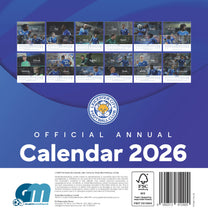 Load image into Gallery viewer, Leicester City FC Foxes Football Desk Calendar 2026