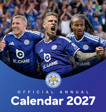 Load image into Gallery viewer, Leicester City FC Foxes Football Desk Calendar 2027