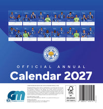 Load image into Gallery viewer, Leicester City FC Foxes Football Desk Calendar 2027
