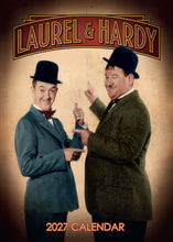 Load image into Gallery viewer, Laurel and Hardy 2027 Wall Calendar A3 100 Year Celebration