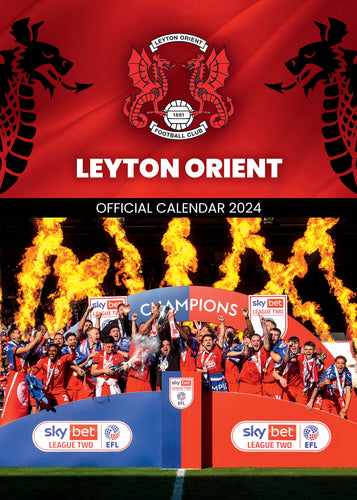 Leyton Orient FC Official 2024 A3 Wall Calendar