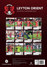 Load image into Gallery viewer, Leyton Orient FC Official 2027 A3 Wall Calendar