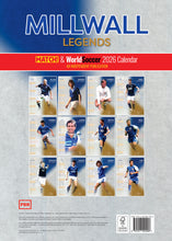 Load image into Gallery viewer, Millwall Legends 2026 A3 Wall Calendar
