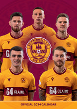 Load image into Gallery viewer, Motherwell FC Official 2024 A3 Wall Calendar