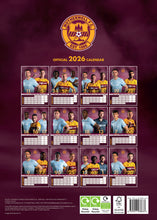 Load image into Gallery viewer, Motherwell FC Official 2026 A3 Wall Calendar