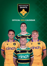 Load image into Gallery viewer, Northampton Saints Rugby Club Official 2026 A3 Wall Calendar