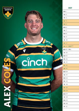 Load image into Gallery viewer, Northampton Saints Rugby Club Official 2026 A3 Wall Calendar