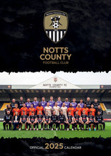Load image into Gallery viewer, Notts County FC Official 2025 A3 Football Wall Calendar
