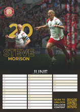 Load image into Gallery viewer, Stevenage FC Official 2026 A3 Football Wall Calendar
