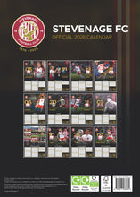 Load image into Gallery viewer, Stevenage FC Official 2026 A3 Football Wall Calendar