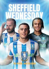 Load image into Gallery viewer, Sheffield Wednesday Official 2026 A3 The Owls Football Wall Calendar