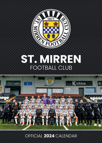 St. Mirren FC Official 2024 A3 Wall Calendar