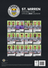 Load image into Gallery viewer, St. Mirren FC Official 2024 A3 Wall Calendar