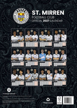 Load image into Gallery viewer, St. Mirren FC Official 2027 A3 Wall Calendar