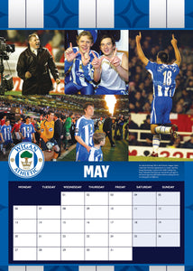 Wigan Athletic Football Club 2024 A3 Wall Calendar