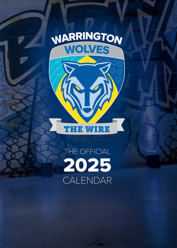 Warrington Wolves Official 2026 A3 Rugby League Wall Calendar PRE-ORDER NOW