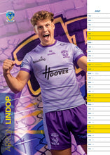 Load image into Gallery viewer, Warrington Wolves Official 2026 A3 Rugby League Wall Calendar PRE-ORDER NOW