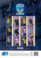 Load image into Gallery viewer, Warrington Wolves Official 2026 A3 Rugby League Wall Calendar PRE-ORDER NOW