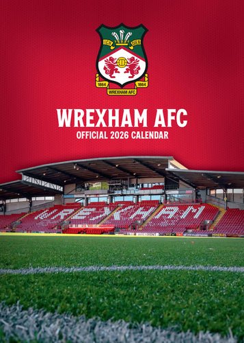 Wrexham AFC Official 2026 A3 Football Wall Calendar