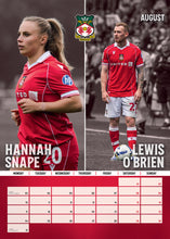Load image into Gallery viewer, Wrexham AFC Official 2026 A3 Football Wall Calendar
